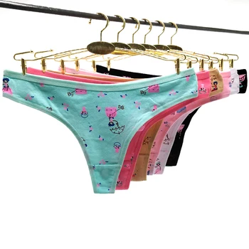 Pack of 108 Low Rise Print Lady Thong Cute Cotton G-String Sexy Lady Panties Girl T-back Hot lingerie Wholesale Women Underwear
Pack of 108 Low Rise Print Lady Thong Cute Cotton G-String Sexy Lady Panties Girl T-back Hot lingerie Wholesale Women Underwear