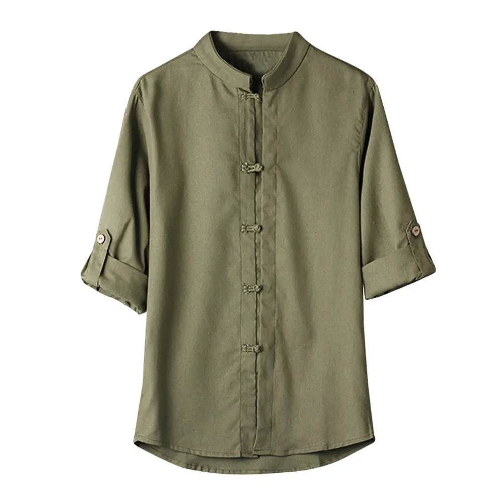 #4 DROPSHIP 2018 NEW Fashion Hot Men Classic Chinese Style Kung Fu Shirt Tops Tang Suit 3/4 Sleeve linen Blouse Daily Freeship
#4 DROPSHIP 2018 NEW Fashion Hot Men Classic Chinese Style Kung Fu Shirt Tops Tang Suit 3/4 Sleeve linen Blouse Daily Freeship