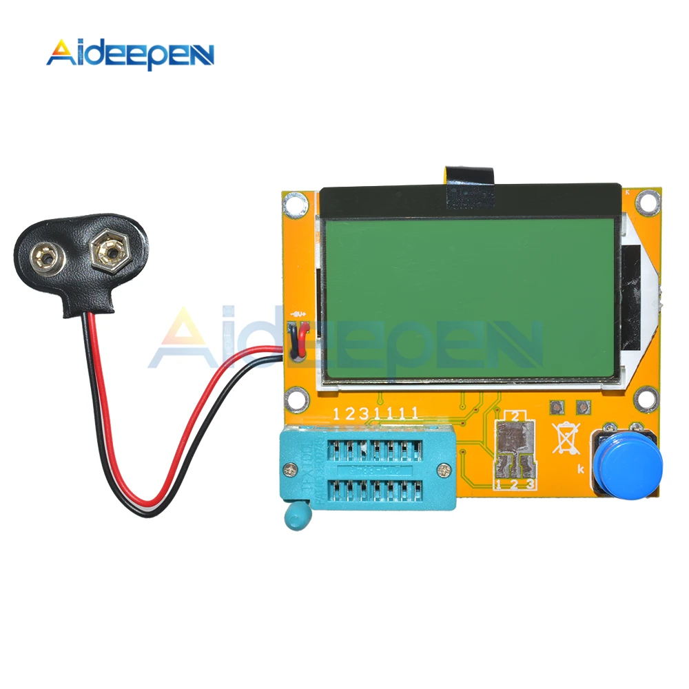 Mega328 M328 LCR-T4 Multimeter 12864 LCD Digital Transistor Tester Meter Backlight Diode Triode Capacitance ESR Meter
Mega328 M328 LCR-T4 Multimeter 12864 LCD Digital Transistor Tester Meter Backlight Diode Triode Capacitance ESR Meter