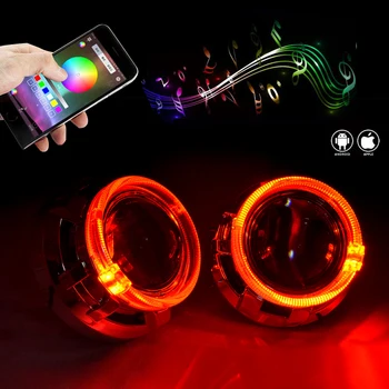 3.0 inch H4Q5 car Bi xenon hid Projector lens with RGB app Bluetooth function angel eyes car assembly kit Color-changing mask
3.0 inch H4Q5 car Bi xenon hid Projector lens with RGB app Bluetooth function angel eyes car assembly kit Color-changing mask