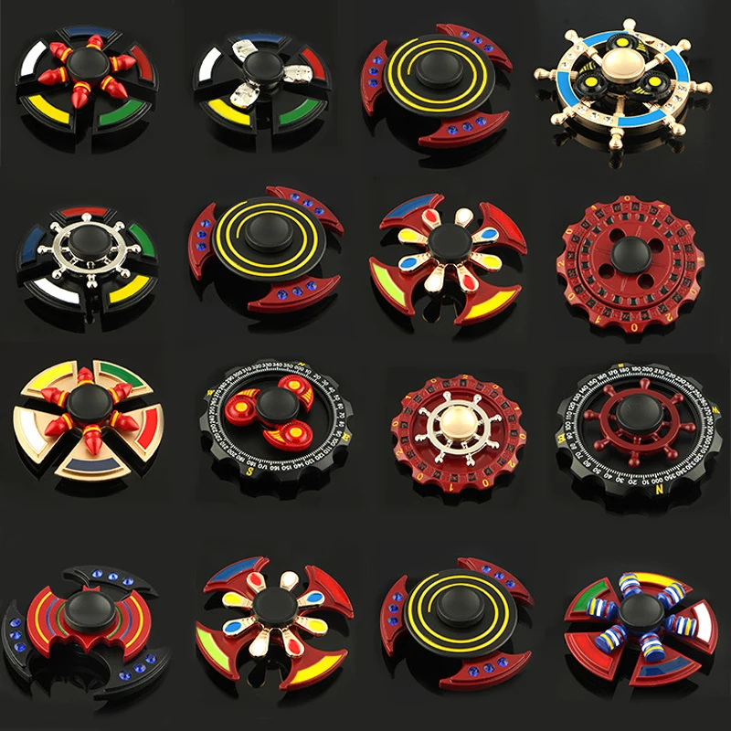 Hot Double Bearing Rudder Fidget Spinner Pirate Sailor Ship Wheel Fingertip Gyro Fidget Hand Spinner Desk EDC Toy Hand Spinner
Hot Double Bearing Rudder Fidget Spinner Pirate Sailor Ship Wheel Fingertip Gyro Fidget Hand Spinner Desk EDC Toy Hand Spinner