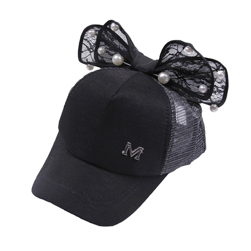 3-6Y Kids Baby Girl Fashion Sun Hat Baseball Cap Pearl Bow Mesh Cloth Sun Visor Adjustable Hat All Seasons Available
3-6Y Kids Baby Girl Fashion Sun Hat Baseball Cap Pearl Bow Mesh Cloth Sun Visor Adjustable Hat All Seasons Available