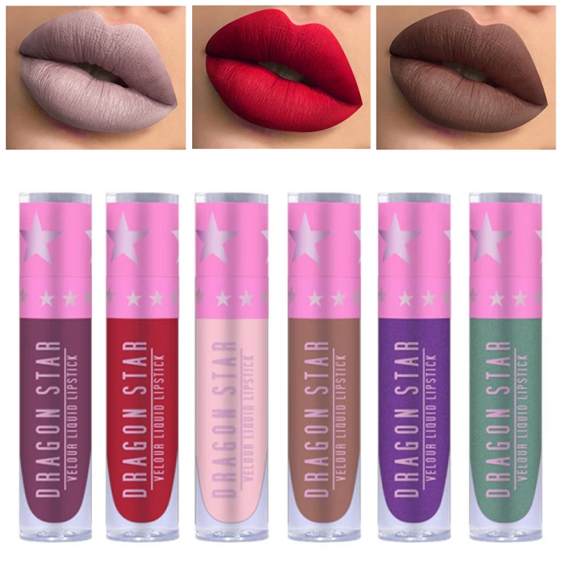 Matte Liquid Lipstick Waterproof Long Lasting Shimmer Glitter Lip Gloss Tint Makeup Stars Pattern Tube Velvet Mate Lipgloss
Matte Liquid Lipstick Waterproof Long Lasting Shimmer Glitter Lip Gloss Tint Makeup Stars Pattern Tube Velvet Mate Lipgloss