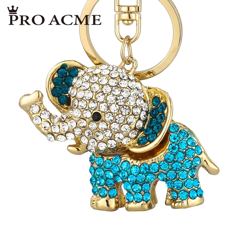 Pro Acme Auspicious Elephant Keychains Rhinestone Crystal Bag Pendant Keyrings Holder for Women Key Chain Car Pendant PWK0786
Pro Acme Auspicious Elephant Keychains Rhinestone Crystal Bag Pendant Keyrings Holder for Women Key Chain Car Pendant PWK0786