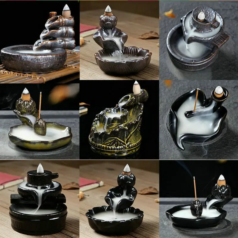 Incense Or Burner Creative Home Decor Lotus Bergamot Incense Censer Backflow Incense Burner Use In The Home Office Teahouse
Incense Or Burner Creative Home Decor Lotus Bergamot Incense Censer Backflow Incense Burner Use In The Home Office Teahouse