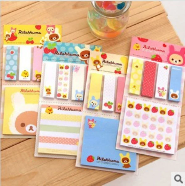 1Pcs New Kawarii Cartoon Rilakkuma Memo Notepad Note Book Memo Pad Sticky Notes Memo Set Gift Stationery H0395
1Pcs New Kawarii Cartoon Rilakkuma Memo Notepad Note Book Memo Pad Sticky Notes Memo Set Gift Stationery H0395