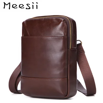 Meesii Male Travel Waist Pack Genuine Leather Belt Bag Small Shoulder Bag Casual Fanny Pack Zipper Pouch for Outdoor Wear
Meesii Male Travel Waist Pack Genuine Leather Belt Bag Small Shoulder Bag Casual Fanny Pack Zipper Pouch for Outdoor Wear