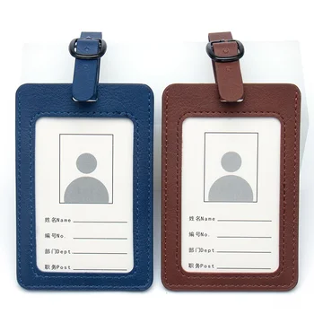 Blue PU leather Luggage Tags Baggage Name Tags Suitcase Address Label Holder Travel Accessories with Colorful belts
Blue PU leather Luggage Tags Baggage Name Tags Suitcase Address Label Holder Travel Accessories with Colorful belts