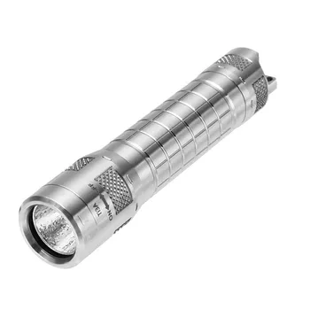 Jiguoor Ti3A Titanium Nichia 219C 85LM 4Modes Mini EDC LED Flashlight AAA Neutral White Silver Waterproof Emergency Torch lamp
Jiguoor Ti3A Titanium Nichia 219C 85LM 4Modes Mini EDC LED Flashlight AAA Neutral White Silver Waterproof Emergency Torch lamp