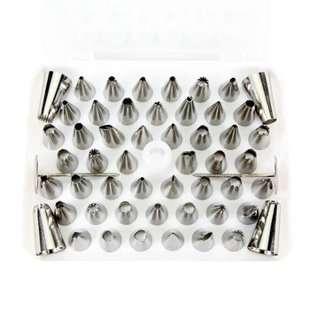 52PCS High Quality Nozzles Icing Cake Decorating Tool Set Piping Syringe Modelling Tool DIY Fondant Decorating Tool
52PCS High Quality Nozzles Icing Cake Decorating Tool Set Piping Syringe Modelling Tool DIY Fondant Decorating Tool
