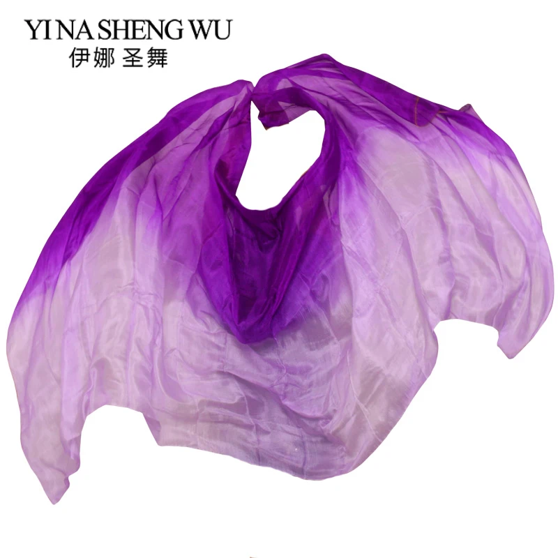 1pc Belly Dance Props Women Dance Natural Silk Veil 250/270*114cm Belly Dance Silk Veil Gradient Purple+Light purple Dance Props
1pc Belly Dance Props Women Dance Natural Silk Veil 250/270*114cm Belly Dance Silk Veil Gradient Purple+Light purple Dance Props