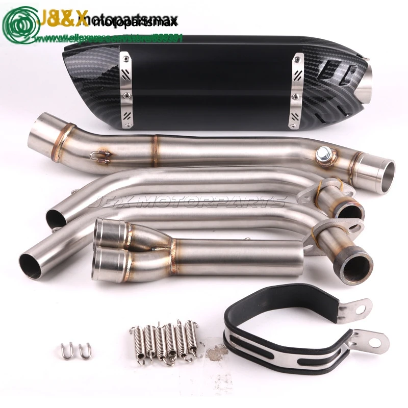 MT-03 MT03 R25 R3 motorcycle exhaust muffler Full system contact middle pipe + exhaust FOR Yamaha R25 R3 2014-2016 Slip On
MT-03 MT03 R25 R3 motorcycle exhaust muffler Full system contact middle pipe + exhaust FOR Yamaha R25 R3 2014-2016 Slip On