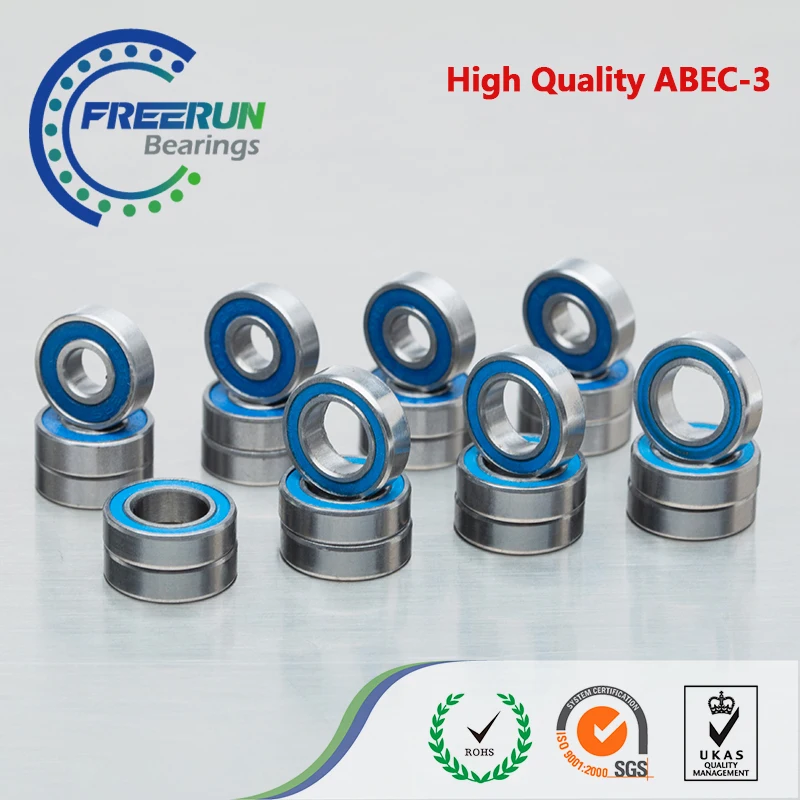 Axial Wraith Ball Bearing Set ABEC-3 Blue Rubber SEALS Bearing Kit 23pcs