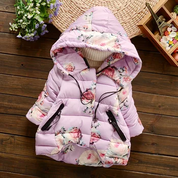 Kids Winter Warm Jacket Coat Infant Parka Fashion Thicking Hooded Rose Printed Down Cotton-padded Jackets For 1-5T Children
Kids Winter Warm Jacket Coat Infant Parka Fashion Thicking Hooded Rose Printed Down Cotton-padded Jackets For 1-5T Children