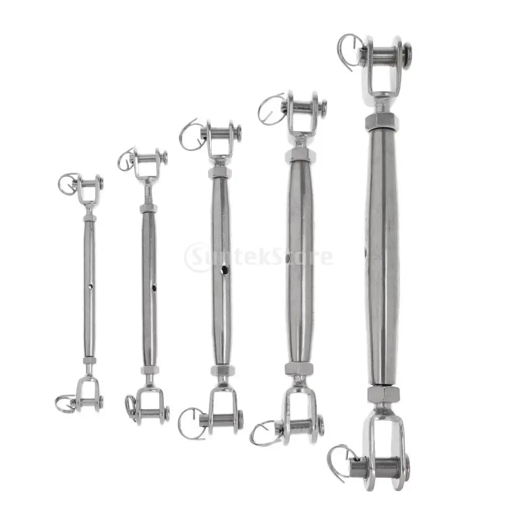 M5-M12 Marine Sailboat 304 Stainless Steel Jaw/Jaw Closed Body Turnbuckle European Style Rigging Screw Wire Rope Cable
M5-M12 Marine Sailboat 304 Stainless Steel Jaw/Jaw Closed Body Turnbuckle European Style Rigging Screw Wire Rope Cable