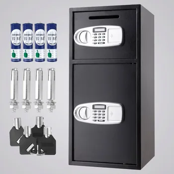 Security Safe Deposit Drop Box 33" Strong Iron Larger Digital Keypad Security Box W Safe Lock Money Jewelry
Security Safe Deposit Drop Box 33" Strong Iron Larger Digital Keypad Security Box W Safe Lock Money Jewelry