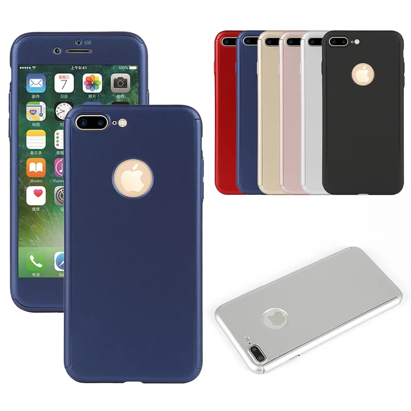 1pcs 360Degree Full Protective Mobile Phone Case For iPhone 6 6Plus 7 7Plus 8 8Plus Simple Color Full Cover Cases With Glass
1pcs 360Degree Full Protective Mobile Phone Case For iPhone 6 6Plus 7 7Plus 8 8Plus Simple Color Full Cover Cases With Glass
