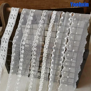 Hot sale Cotton White Embroidered flower lace fabric dubai sewing DIY trim applique Ribbon collar guipure dress wedding decor
Hot sale Cotton White Embroidered flower lace fabric dubai sewing DIY trim applique Ribbon collar guipure dress wedding decor