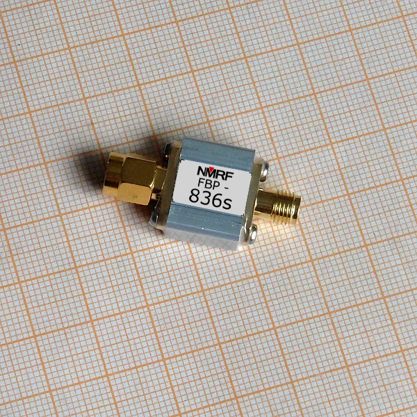 FBP-836s 824-849 МГц GSM900, фильтр полос пилы, полоса пропускания 25 МГц, интерфейс SMA
FBP-836s 824-849 МГц GSM900, фильтр полос пилы, полоса пропускания 25 МГц, интерфейс SMA