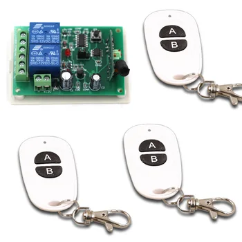 New Wireless Remote Control Switch DC 24V 10A Relay Receiver Lighting Switch System & 3 Transmitters Learning Code 315/433Mhz
New Wireless Remote Control Switch DC 24V 10A Relay Receiver Lighting Switch System & 3 Transmitters Learning Code 315/433Mhz