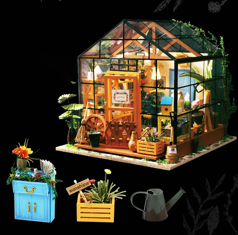 DIY Hut Pure Hand Work Assemble Casey Flower House Tiny Scenery Model Originality Birthday Feeling People Gift
DIY Hut Pure Hand Work Assemble Casey Flower House Tiny Scenery Model Originality Birthday Feeling People Gift