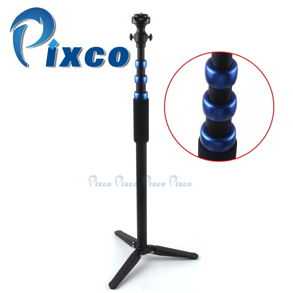 Pixco Photography accessories professional unipod retractable Monopod Leg 1/4' Tripod Head + Quick Release Plate blue
Pixco Photography accessories professional unipod retractable Monopod Leg 1/4' Tripod Head + Quick Release Plate blue