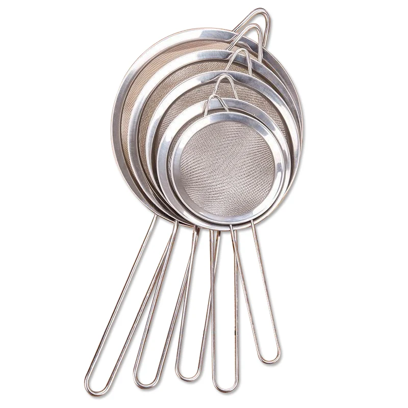 7-18Cm Stainless Steel Mesh Oil Strainer colander High Quality Flour Sifter Sieve Colanders Diy kichen tool for cooking
7-18Cm Stainless Steel Mesh Oil Strainer colander High Quality Flour Sifter Sieve Colanders Diy kichen tool for cooking