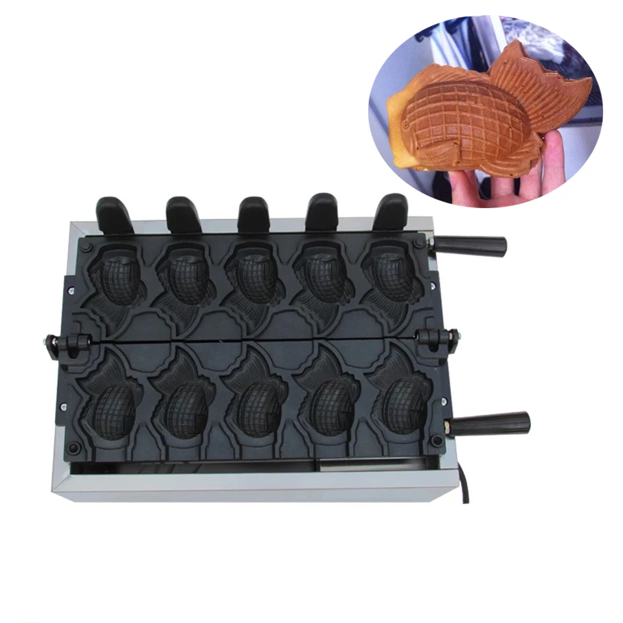 Commercial temperature-controlled goldfish ice cream taiyaki machine fish taiyaki grill pan fish waffle maker machine NP-713
Commercial temperature-controlled goldfish ice cream taiyaki machine fish taiyaki grill pan fish waffle maker machine NP-713
