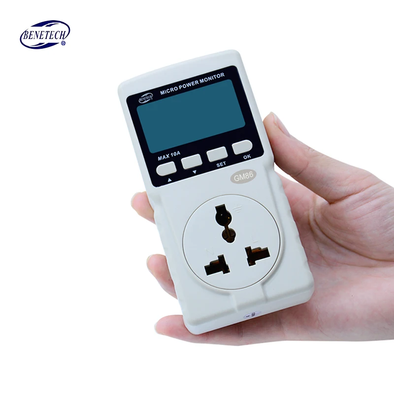 Digital LCD Micro Power Meter Analyzer Monitor 220V 10Am AU Plug GM86 Tester Measuring Power Factor/Frequency/Ammeter Voltmeter
Digital LCD Micro Power Meter Analyzer Monitor 220V 10Am AU Plug GM86 Tester Measuring Power Factor/Frequency/Ammeter Voltmeter