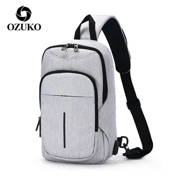 OZUKO Men's Chest Bags with USB Charging Port Muti-space Crossbody Shoulder Bags Fashion Chest Packs Messenger Bag Travel Bag
OZUKO Men's Chest Bags with USB Charging Port Muti-space Crossbody Shoulder Bags Fashion Chest Packs Messenger Bag Travel Bag