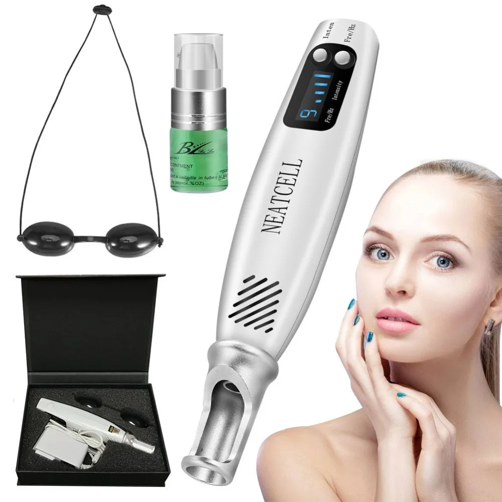 Picosecond Laser Pen Spot Remover Machine Red Blue Light Therapy Tattoo Scar Mole Freckle Removal With Repair Cream Skin Care US
Picosecond Laser Pen Spot Remover Machine Red Blue Light Therapy Tattoo Scar Mole Freckle Removal With Repair Cream Skin Care US