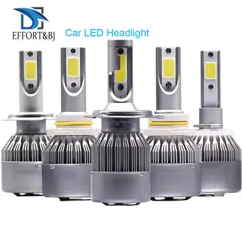 Effort&BJ Car LED Headlight H7 Bulb H3 H4 H8 H9 H11 H13 9005/HB3 9006/HB4 9004 9007 110W 26000LM T2 Auto Headlamp COB Light
Effort&BJ Car LED Headlight H7 Bulb H3 H4 H8 H9 H11 H13 9005/HB3 9006/HB4 9004 9007 110W 26000LM T2 Auto Headlamp COB Light
