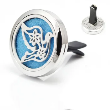 30mm Stainless Steel Dove Design Car Aroma Diffuser Essential Oil Car Diffuser Vent Clip
30mm Stainless Steel Dove Design Car Aroma Diffuser Essential Oil Car Diffuser Vent Clip