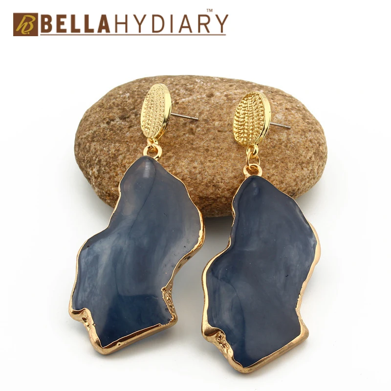 Bijoux Fashion Chic Golded Blue Yellow Big Long Drop Earrings For Women Jewelry Statement Pendientes Mujer Moda 2019 Ohrringe
Bijoux Fashion Chic Golded Blue Yellow Big Long Drop Earrings For Women Jewelry Statement Pendientes Mujer Moda 2019 Ohrringe