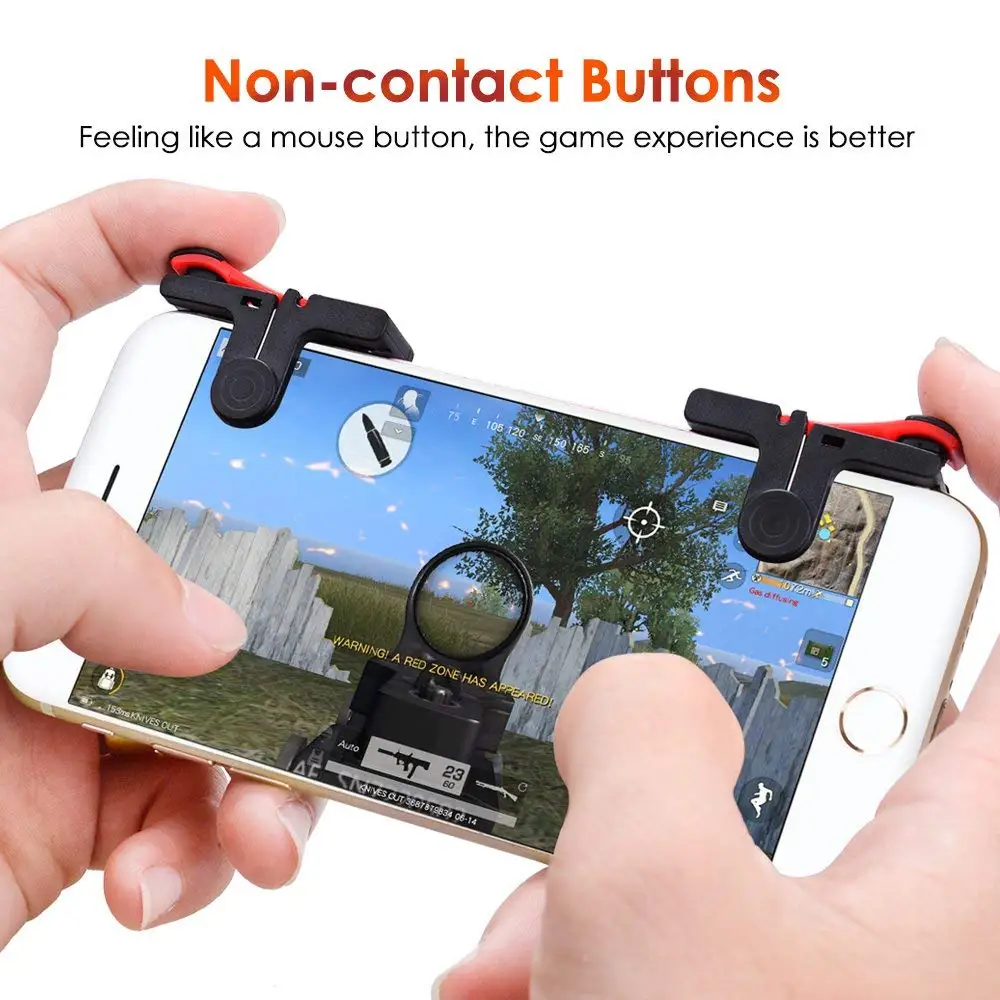 HEYNOW game controller Handle holder gamepad For iphone L1/R1 Shooter Trigger Fire Button Aim Key Shooting for PUBG Knives Out