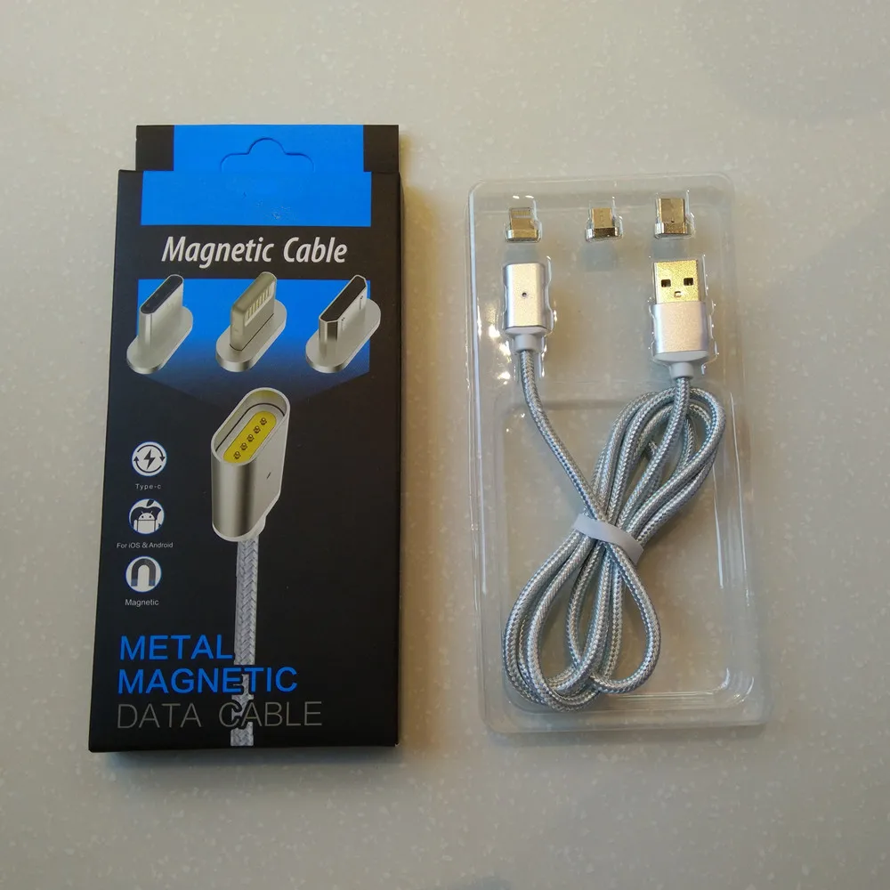 High Quality 3 in 1 Micro USB + 8 Pin + Type C Magnetic Cable For Apple iOS or Android Smartphone
High Quality 3 in 1 Micro USB + 8 Pin + Type C Magnetic Cable For Apple iOS or Android Smartphone