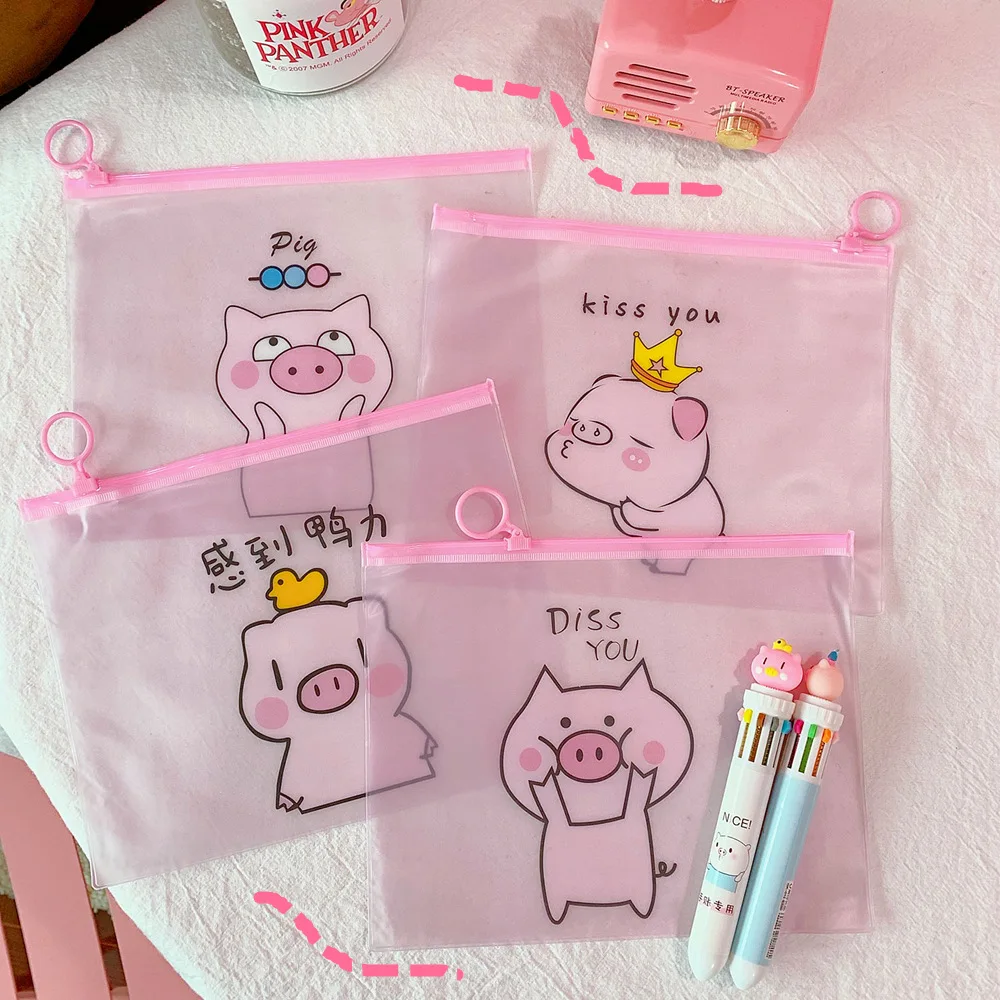 Cartoon Cute Creative Funny Piggy PVC Waterproof Pencil Cases Stationery Storage Office School Supplies Pencil Bags for Girls
Cartoon Cute Creative Funny Piggy PVC Waterproof Pencil Cases Stationery Storage Office School Supplies Pencil Bags for Girls