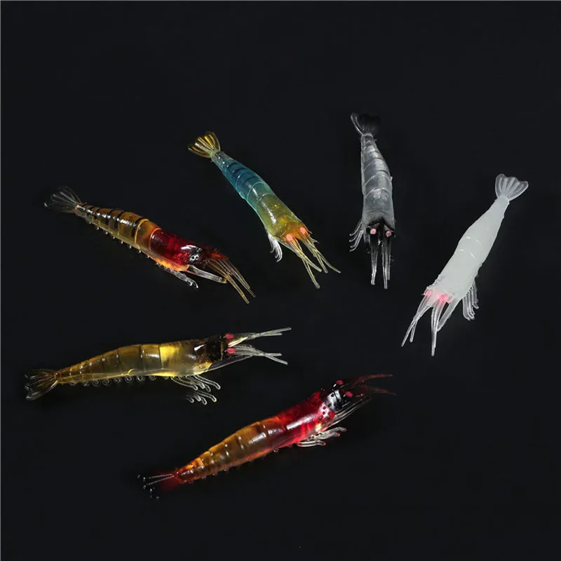 10pcs Shrimps Fishing Lures 95mm 3.5g Swimbaits No Hook Silicone Soft Bait Carp Fishing Artificial Soft Lure 6 Color FU421
10pcs Shrimps Fishing Lures 95mm 3.5g Swimbaits No Hook Silicone Soft Bait Carp Fishing Artificial Soft Lure 6 Color FU421