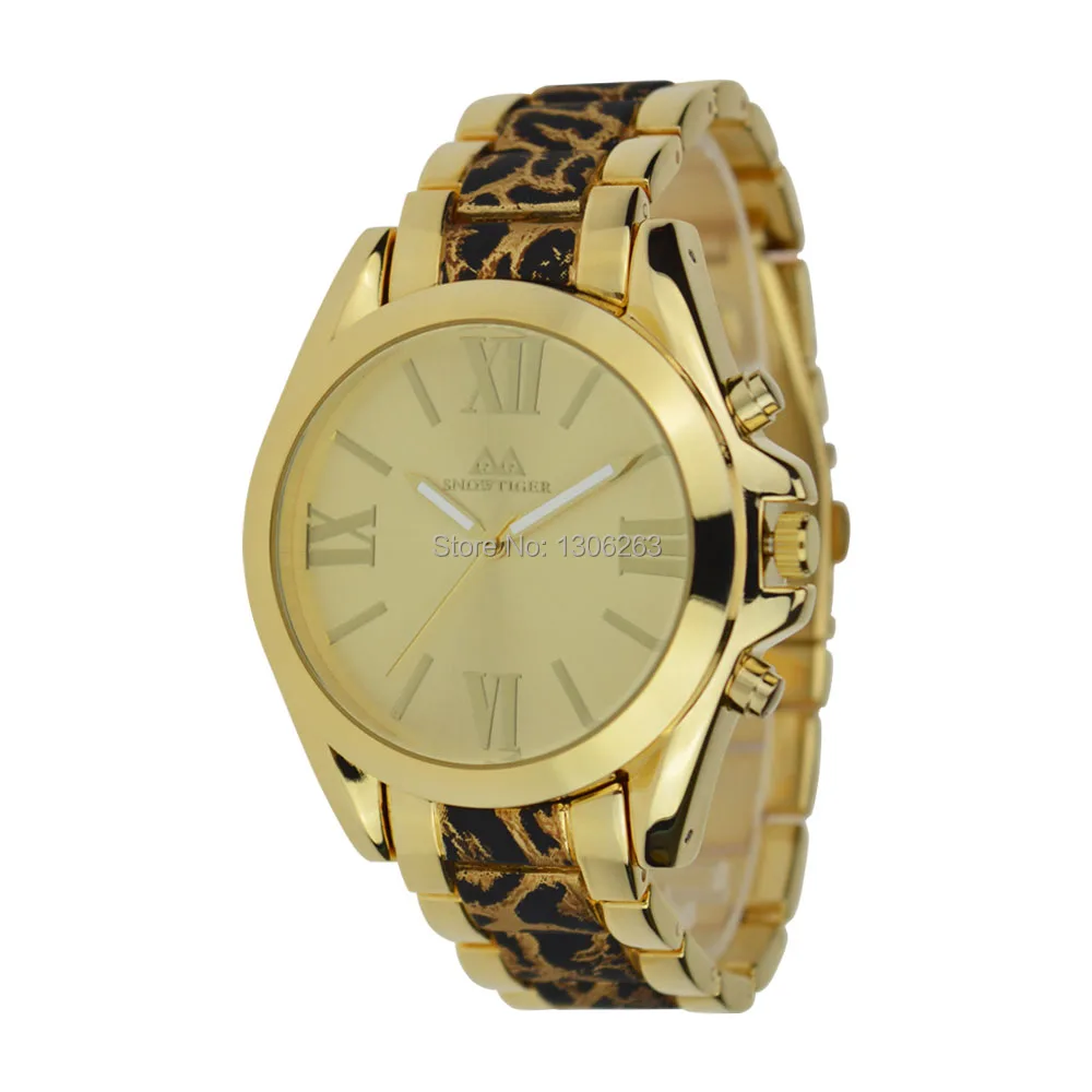 Woman Floral Print Watch Radiating Roman Numerals Dial Floral Two-Tone Watch Stainless Steel Gold Geneva Watch
Woman Floral Print Watch Radiating Roman Numerals Dial Floral Two-Tone Watch Stainless Steel Gold Geneva Watch