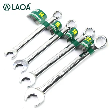 LAOA Dual-use Open End Ratchet Wrench CR-V Material Ratchet Tool Anti-slip Labor-saved Plum End Torque Spanner for Repairing
LAOA Dual-use Open End Ratchet Wrench CR-V Material Ratchet Tool Anti-slip Labor-saved Plum End Torque Spanner for Repairing