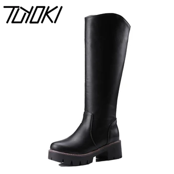 Tuyoki Zapatos Mujer Women Shoes Winter Leather Knee High Boots Flats Vintage Riding Boots Chaussures Femme Size 34-43
Tuyoki Zapatos Mujer Women Shoes Winter Leather Knee High Boots Flats Vintage Riding Boots Chaussures Femme Size 34-43