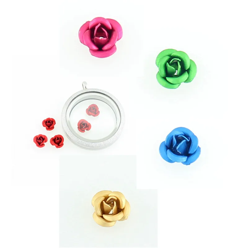 Hot selling 5 Mixed color rose floating charms living glass floating memory locket charms wholesale
Hot selling 5 Mixed color rose floating charms living glass floating memory locket charms wholesale