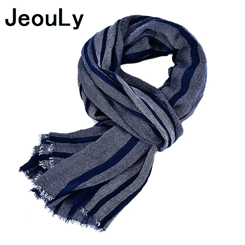 Jeouly New Arrival solid Bufandas Mens Scarves Fashion Brand striped Scarf Spring Autumn Warm Soft Shawls Cotton Tassel Scarves
Jeouly New Arrival solid Bufandas Mens Scarves Fashion Brand striped Scarf Spring Autumn Warm Soft Shawls Cotton Tassel Scarves