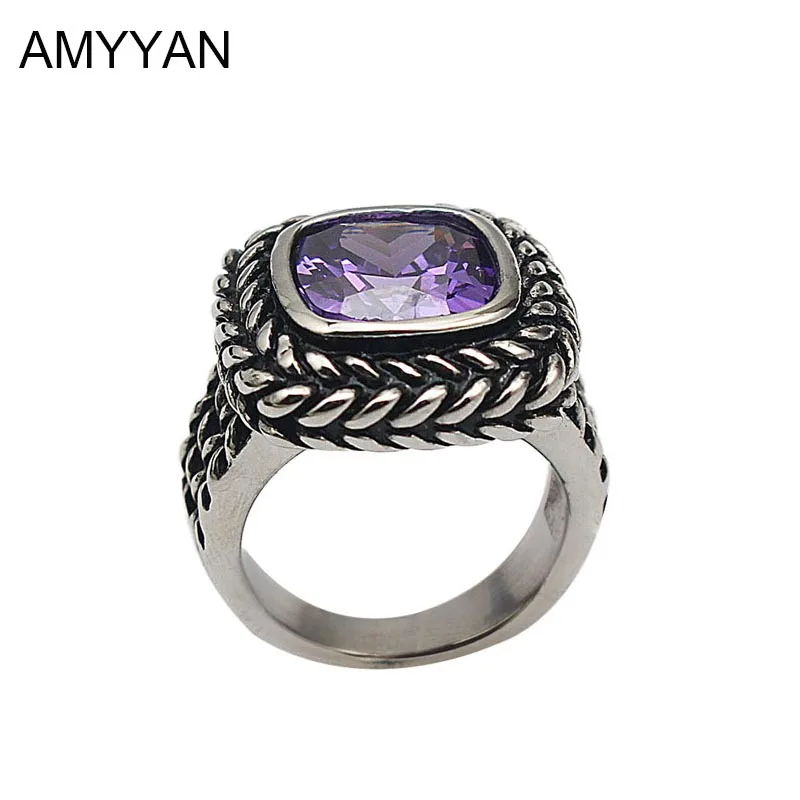 316L Stainless Steel Big Square Stone Finger Ring Men Women Jewelry Antique Silver Plated Crystal Ring For Men Women R10065
316L Stainless Steel Big Square Stone Finger Ring Men Women Jewelry Antique Silver Plated Crystal Ring For Men Women R10065