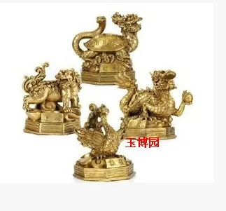 Qinglong tiger four animal animal with well-balanced lineup of copper ornaments Zhaocai defends the Feng Shui
Qinglong tiger four animal animal with well-balanced lineup of copper ornaments Zhaocai defends the Feng Shui