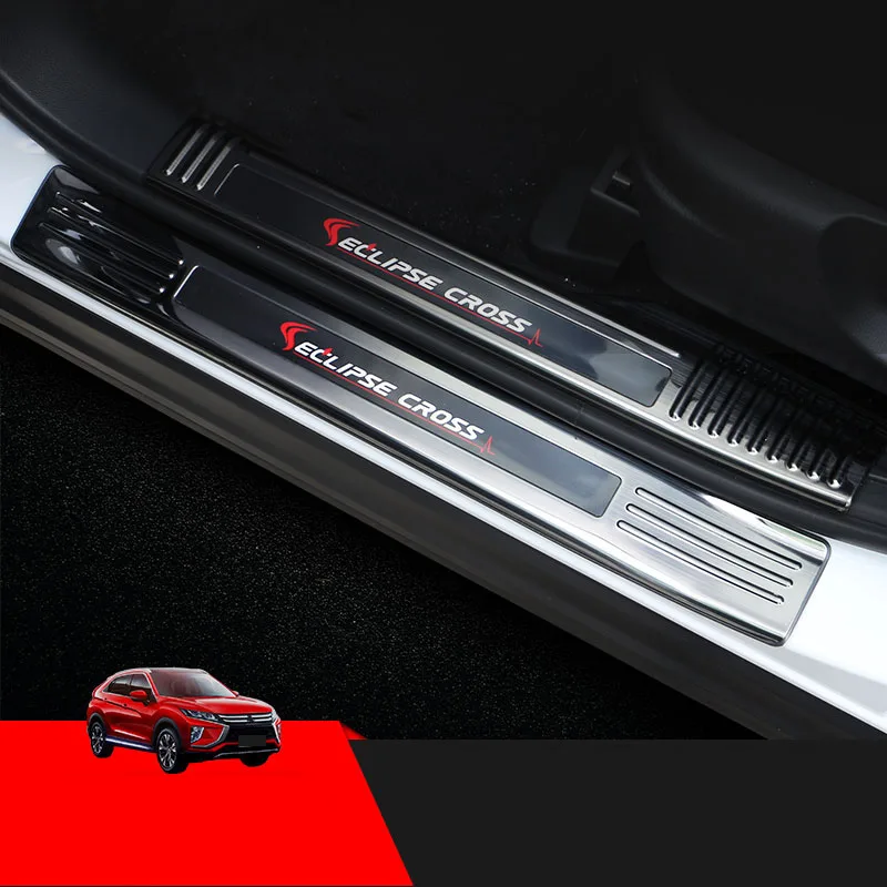 Door sill welcome pedal guard plate exterior door pedal decoration car Accessories For Mitsubishi ECLIPSE CROSS 2018 2019
Door sill welcome pedal guard plate exterior door pedal decoration car Accessories For Mitsubishi ECLIPSE CROSS 2018 2019