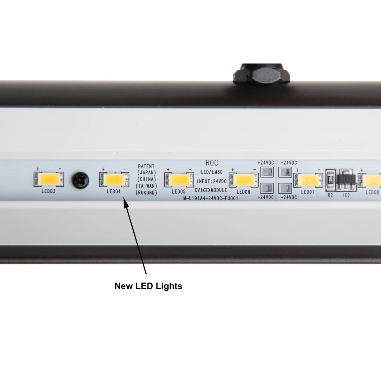 21 - Battery Operated - Tru-Slim LED Satin Nickel Picture Light (5)