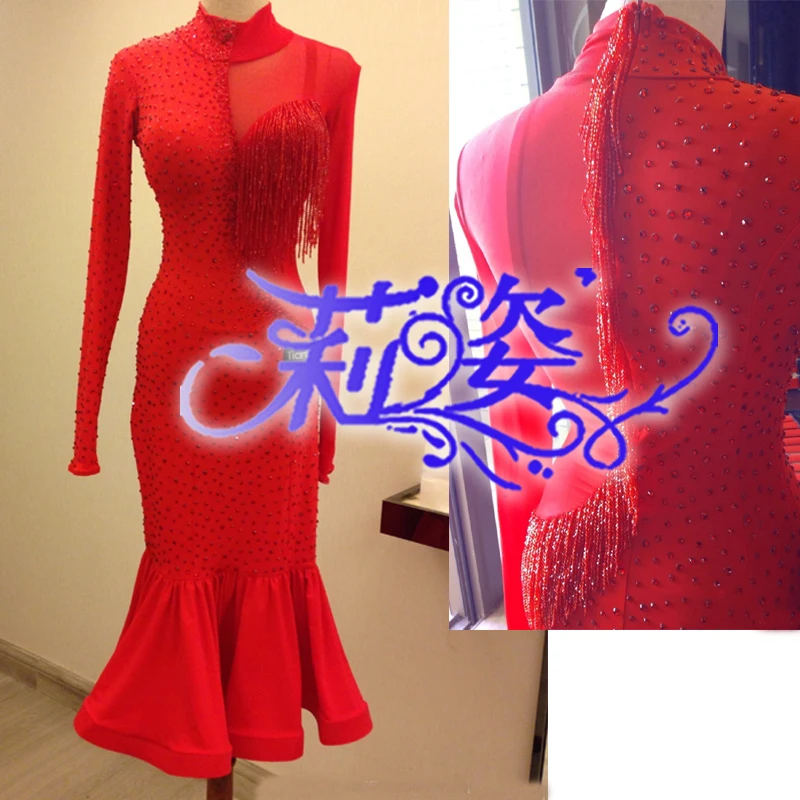 Competition ballroom Salsa Latin Rumba swing women Dance Dress Custom made
Competition ballroom Salsa Latin Rumba swing women Dance Dress Custom made
