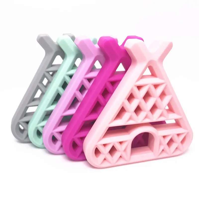 10PCS Fashion Silicone Teepee Sensory Pendant BPA Free Woodland Theme Tipi Teether Baby Nursing Teething Toy Accessories Pendant
10PCS Fashion Silicone Teepee Sensory Pendant BPA Free Woodland Theme Tipi Teether Baby Nursing Teething Toy Accessories Pendant