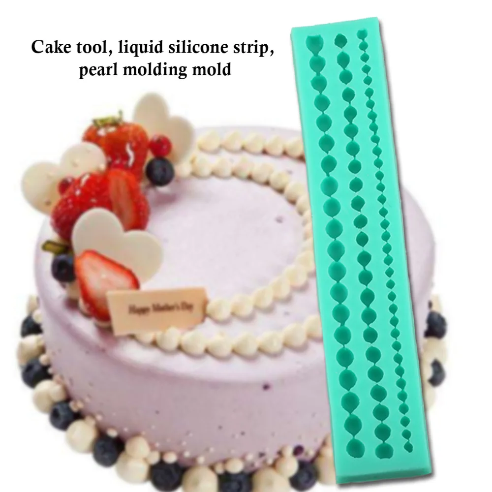 Pearls Strip Chocolate Mold Fondant Silicone Molds Silicone String Of Pearl Fondant Sugar Paste Bead Mold Clay Mould Decorating
Pearls Strip Chocolate Mold Fondant Silicone Molds Silicone String Of Pearl Fondant Sugar Paste Bead Mold Clay Mould Decorating